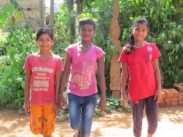 Three children India foster care