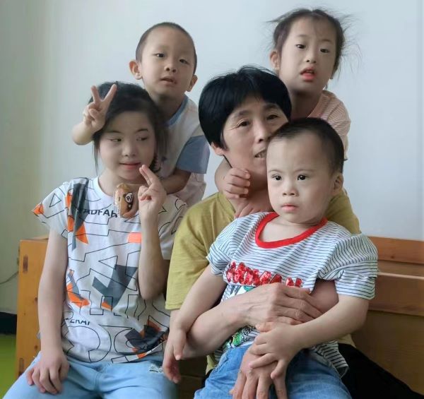 Foster family in China