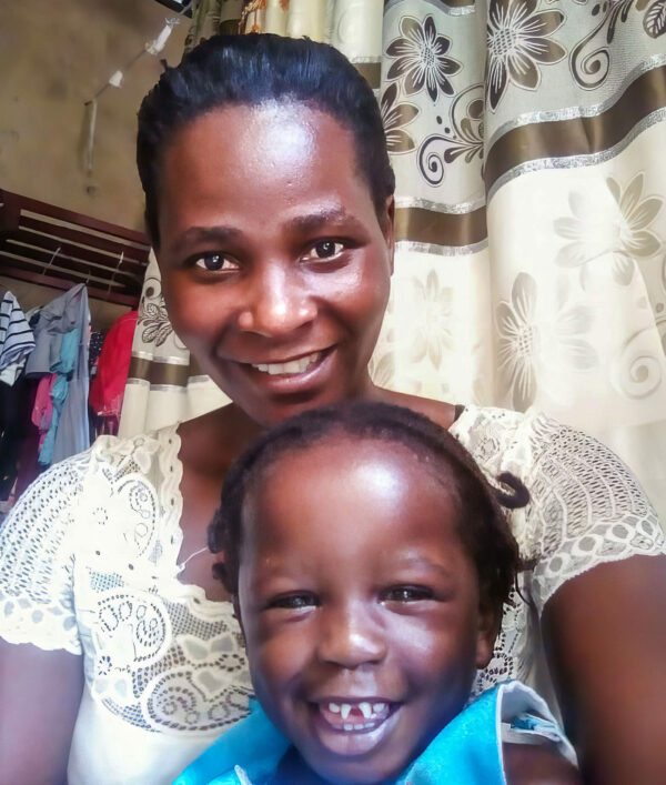Selfie of Mom and daughter in Uganda
