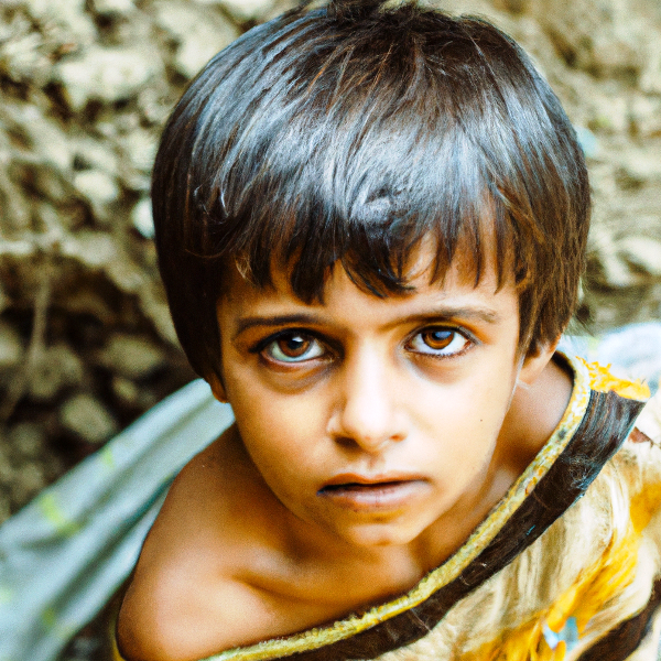 child in India