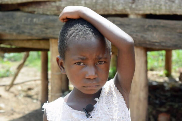 Young girl in Uganda awaiting cardiac surgery