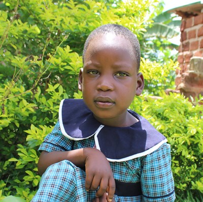 young girl in Uganda